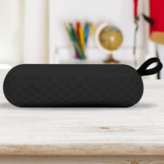 Lifeware Group LLC - Soundbound Excursion Revolve Circle Dotted Wireless Bluetooth Speaker Black