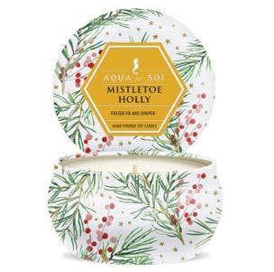 The SOi Company - Mistletoe & Holly 4oz Aqua De SOi Candle Tin