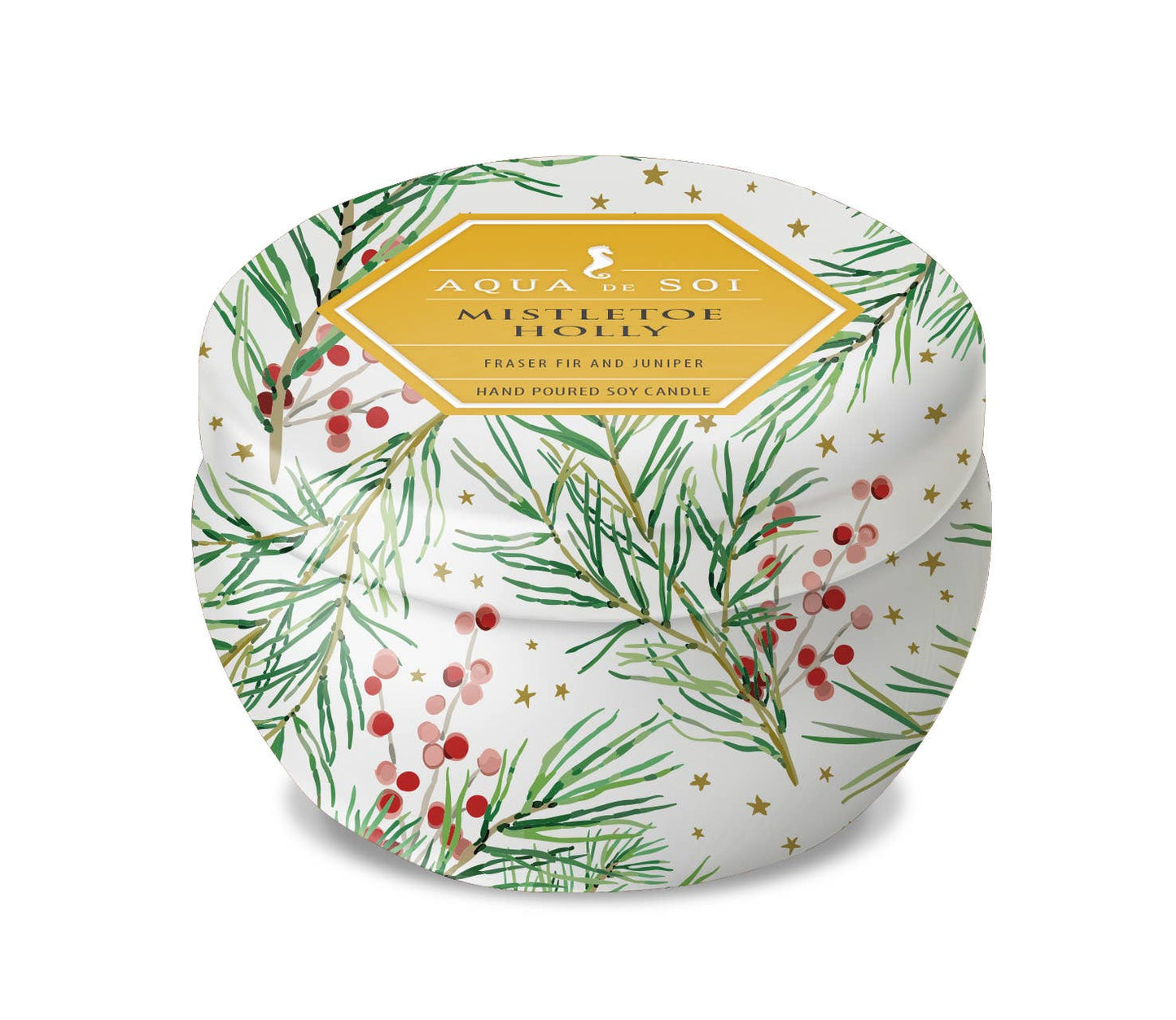 The SOi Company - Mistletoe & Holly 4oz Aqua De SOi Candle Tin